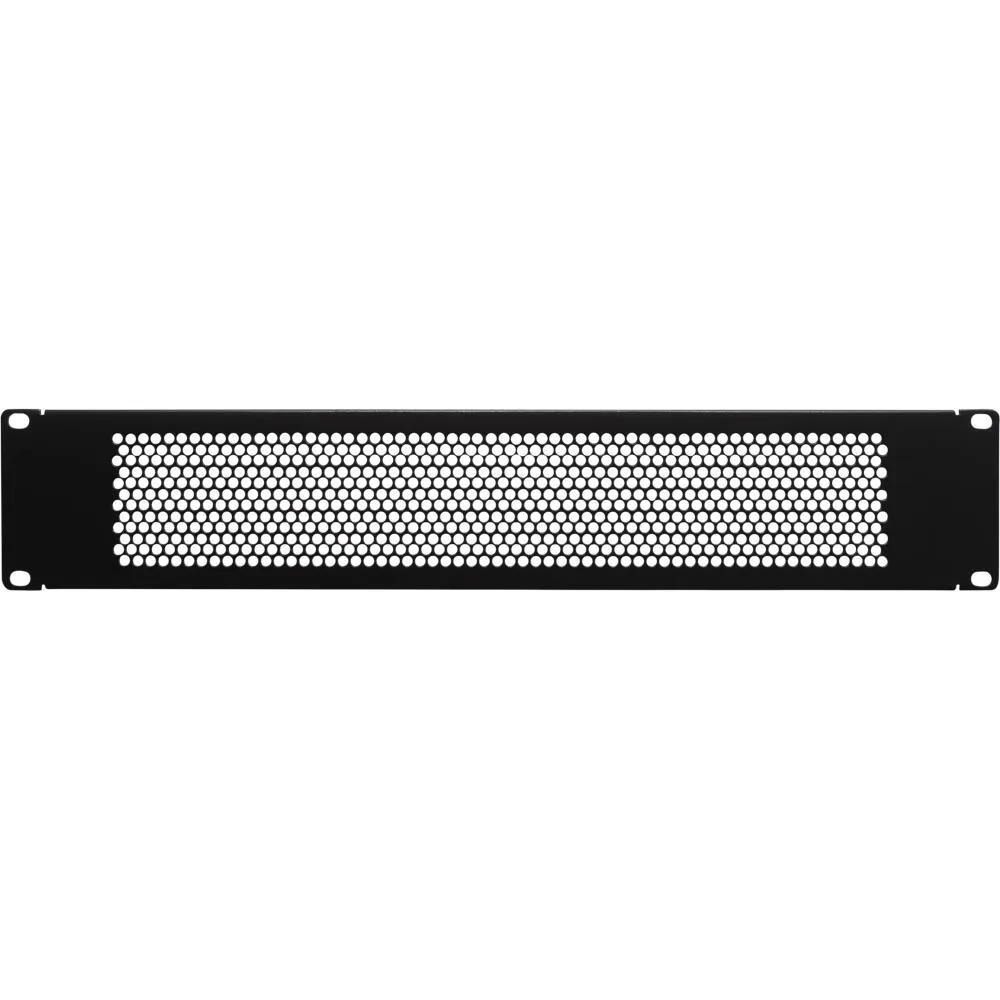 NavePoint NavePoint 2U Blank Rack Mount Panel Spacer Vented 19-Inch Black — product photo