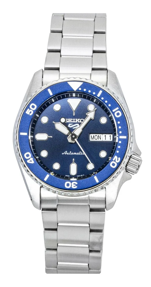 Seiko Seiko 5 Sports SKX Street Denim Blue Dial Automatic SRPL77K1 100M Watch — product photo