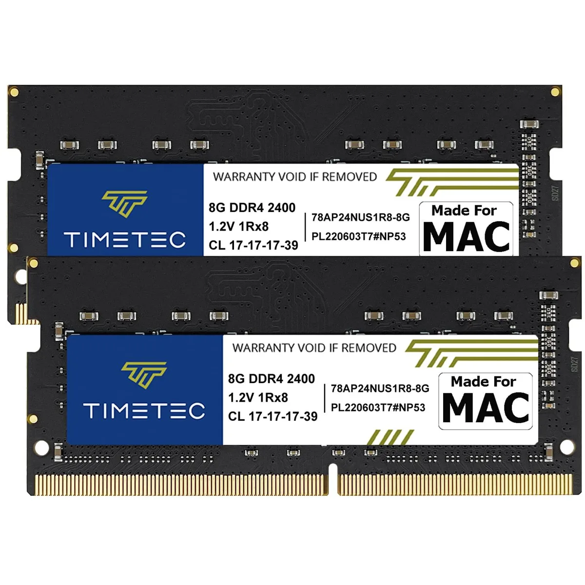 Timetec Timetec 16GB (2x8GB) DDR4 2400 CL17 SODIMM for 2017 iMac — product photo