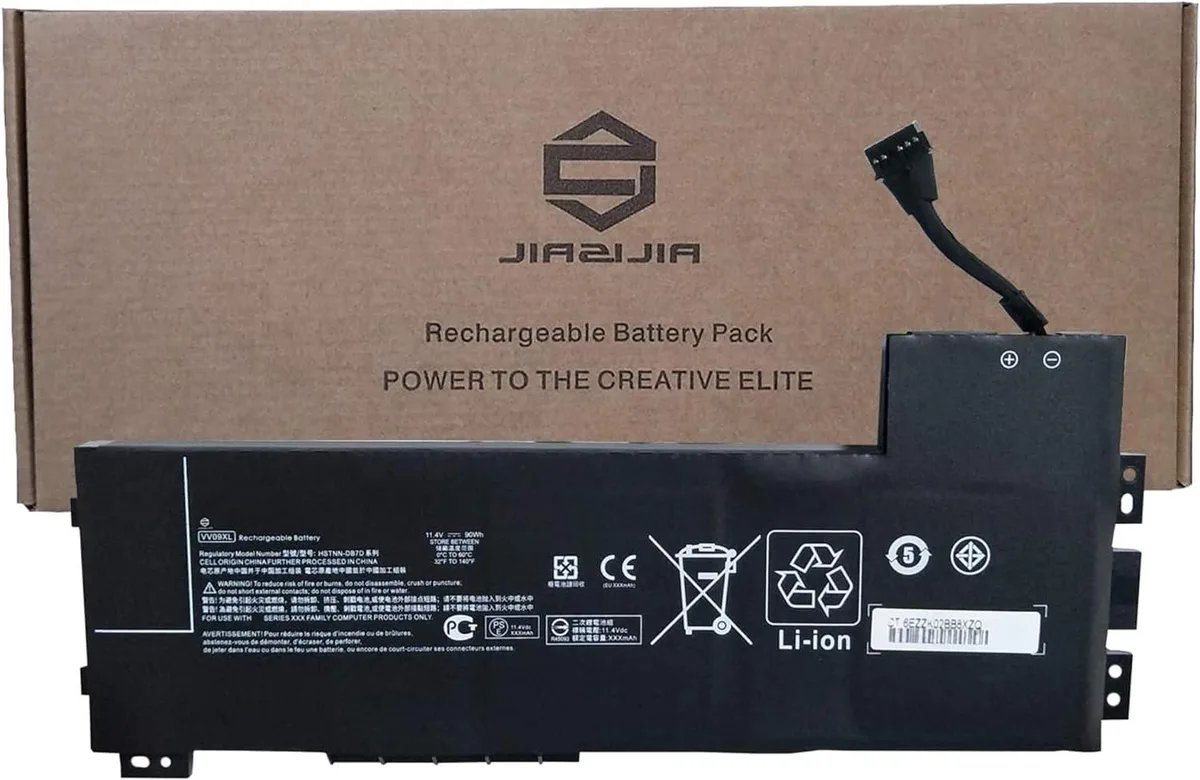 NShi NShi VV09XL laptop battery 11.4V 90Wh 7500mAh — product photo