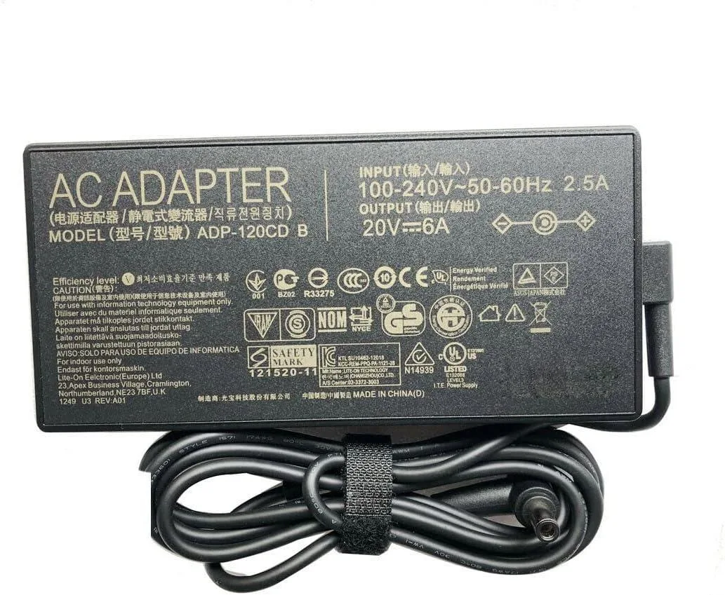 NShi NShi 20V 6A 120W 4.5×3.0 mm AC Adapter for ASUS ZenBook — product photo