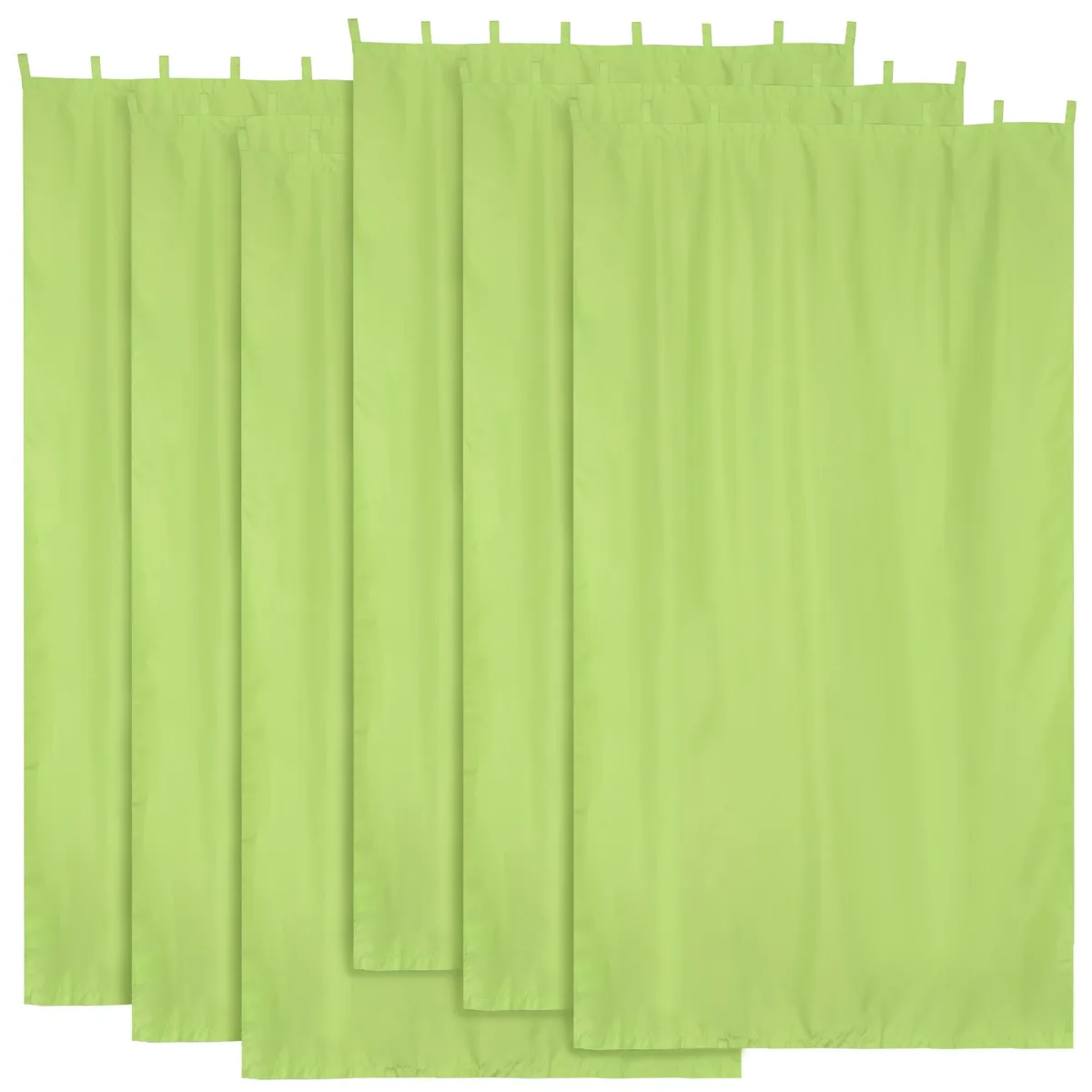 Yescom USA, Inc. Yescom USA, Inc. 54"x120" Outdoor Privacy Curtain Panel 6 Piece — product photo