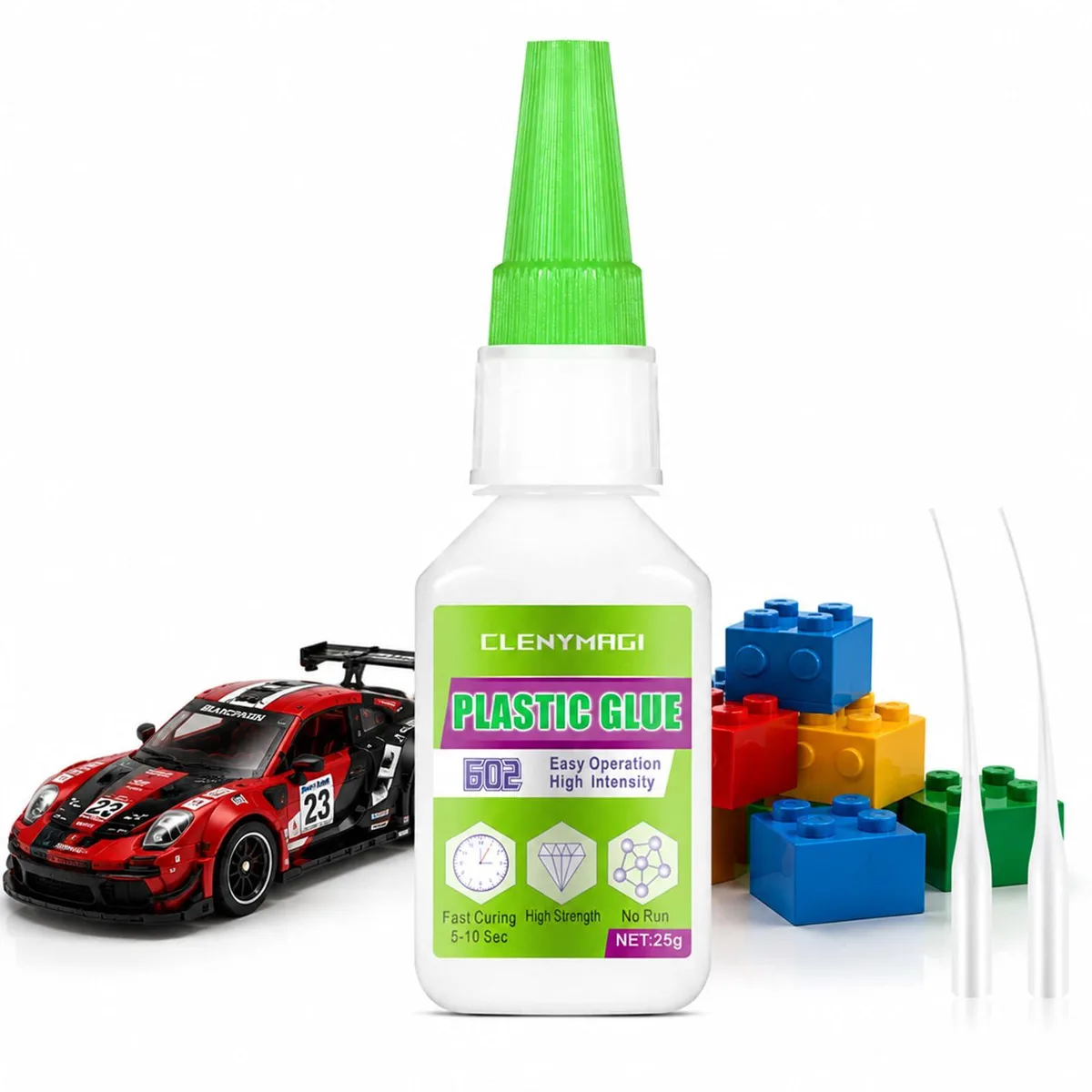 ClenyMagi Clear Super Glue 10 g 60 s fast setting adhesive — product photo