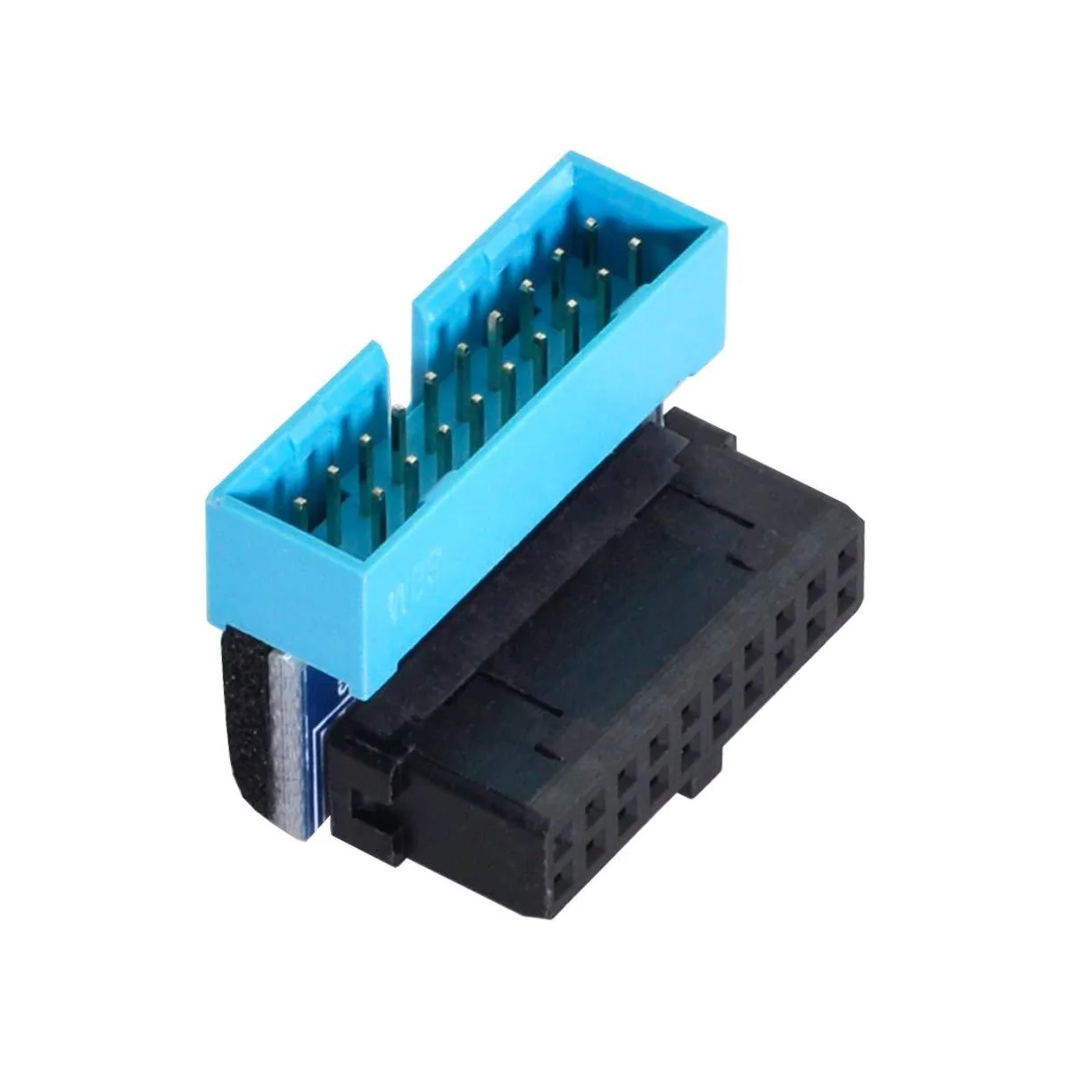Fervit Fervit USB 3.0 20pin Male to Female Up Angled 90 Degree Adapter — product photo