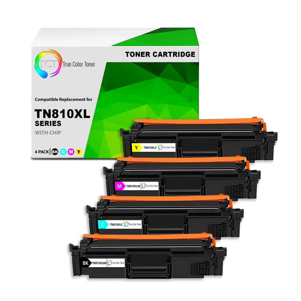 True Color Toner True Color Toner TN810XL 4-Pack High Yield Toner Cartridges — product photo