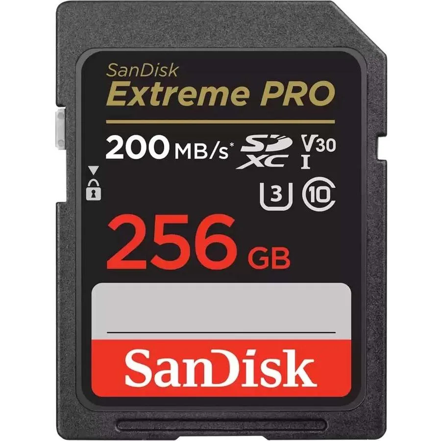 SanDisk SanDisk Extreme PRO 256 GB SDXC UHS-I U3 V30 SDSDXXD256GANCIN — product photo