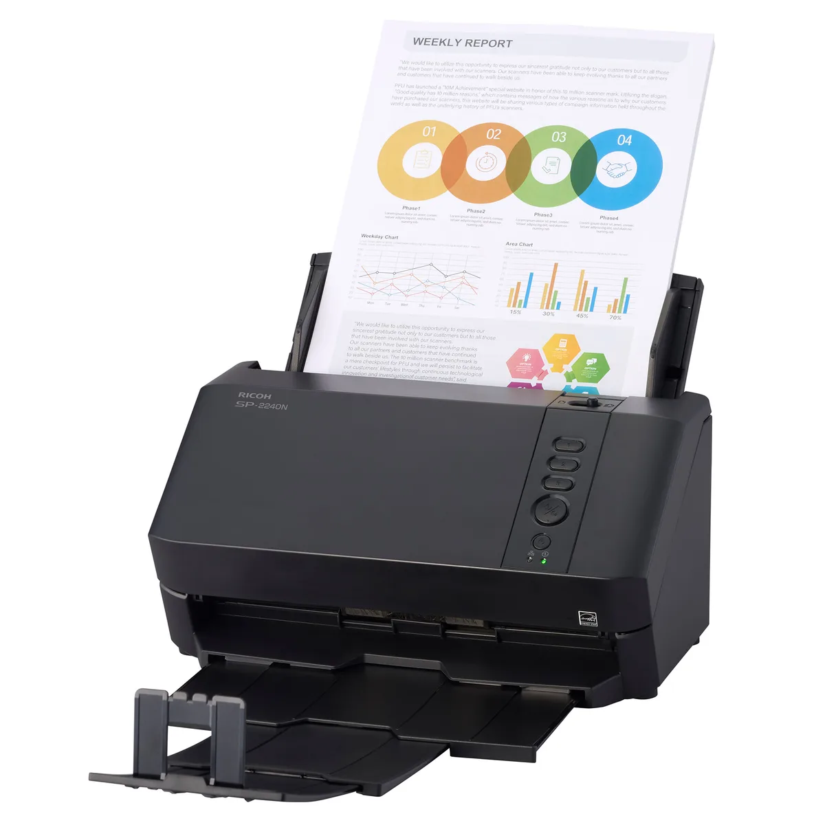 Ricoh Ricoh SP-2240N PA03880-B005 600 dpi 40 ppm document scanner — product photo