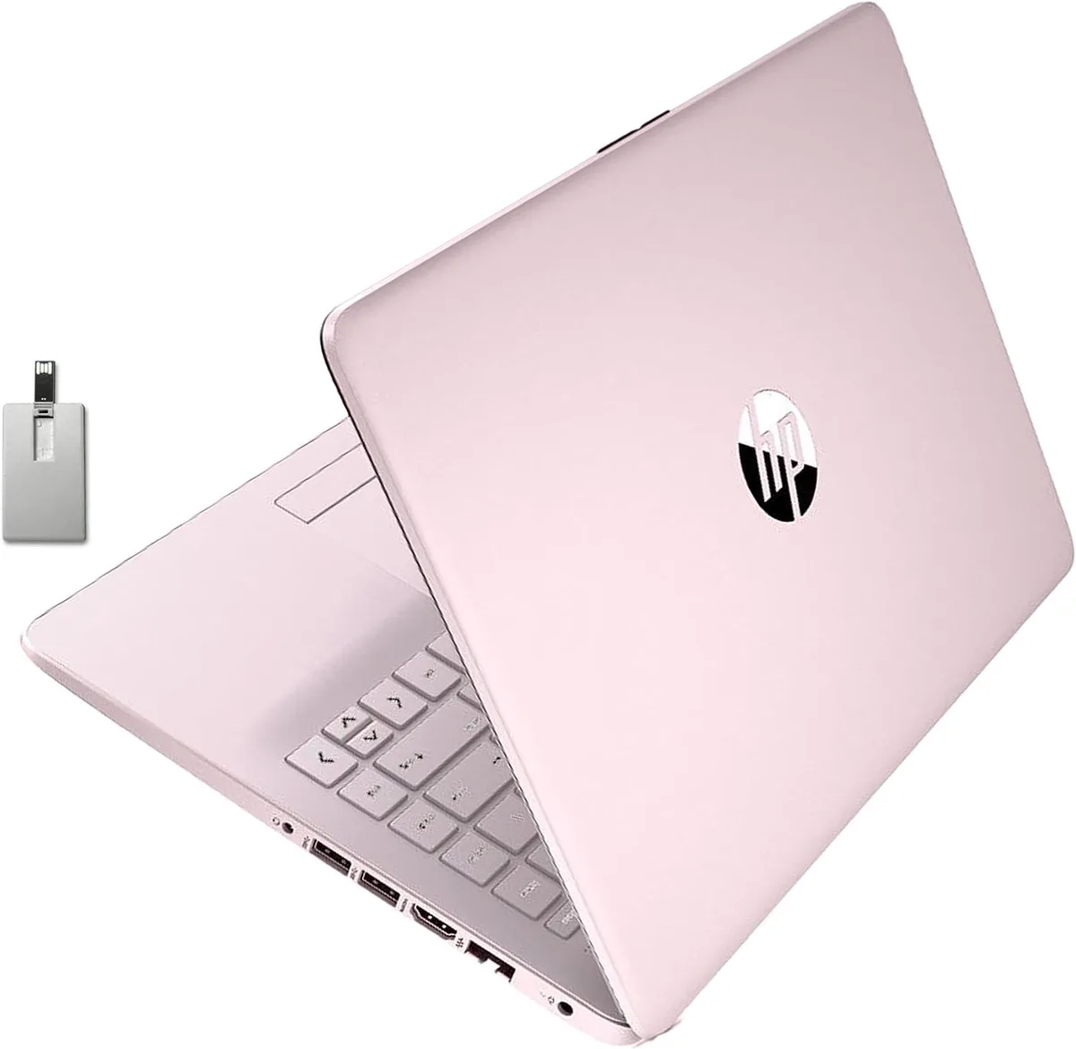HP HP Stream 14 laptop Celeron N4120 8GB 64GB Pink 32GB Hotface USB Card — product photo