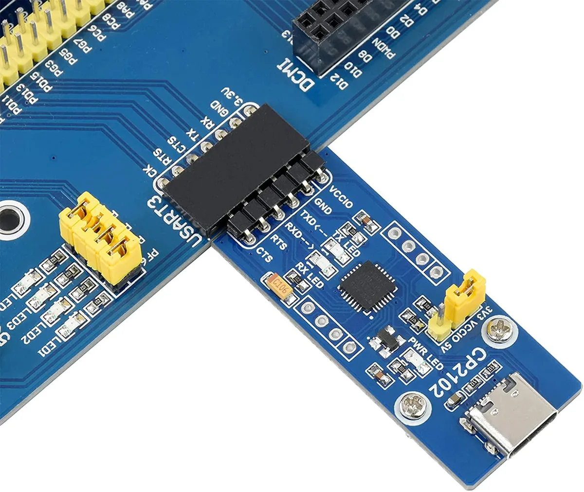 WaveShare WaveShare PL2303 USB-C to UART (TTL) Module 1.8V 2.5V 3.3V 5V — product photo