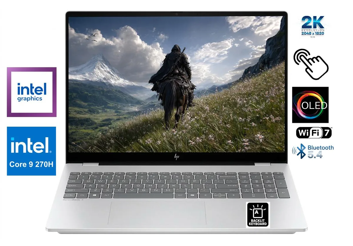 HP HP OmniBook 7 16" 2K OLED Touch 120Hz Core 9 270H 16GB DDR5 1TB SSD — product photo