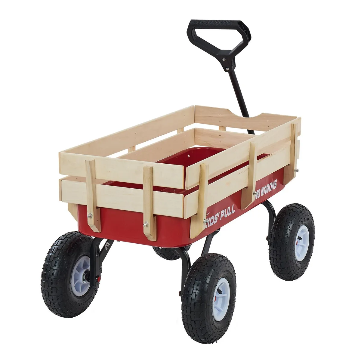 VEVOR VEVOR Pull-Along Wagon Red 39 in 330 lbs Wooden Panels — product photo