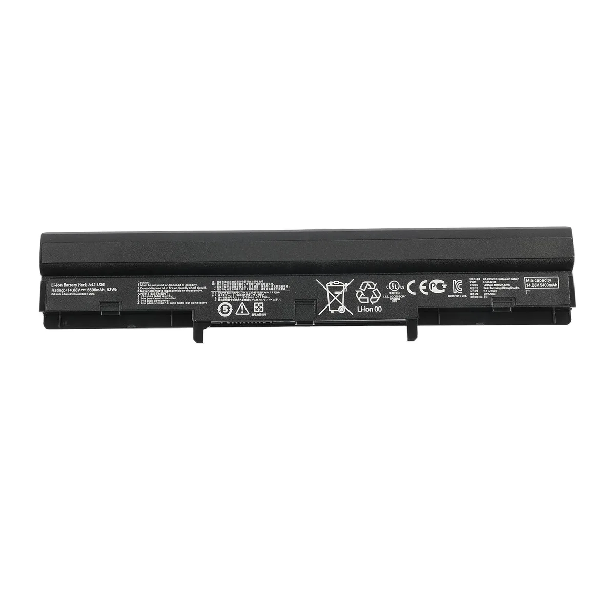 KingSener KingSener A42-U36 laptop battery 5600mAh 83Wh 14.88V 8-cell — product photo