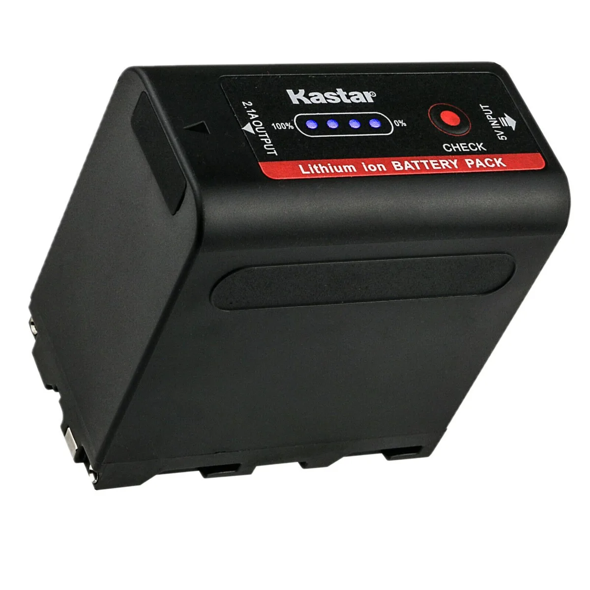 Kastar Kastar NP-F980 EXP camera battery 8700mAh 64.4Wh USB power bank — product photo