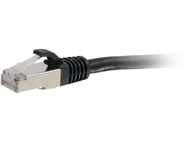 Cables To Go Cables To Go 00823 Cat6 Shielded Network Ethernet Cable 30 ft Black — product photo