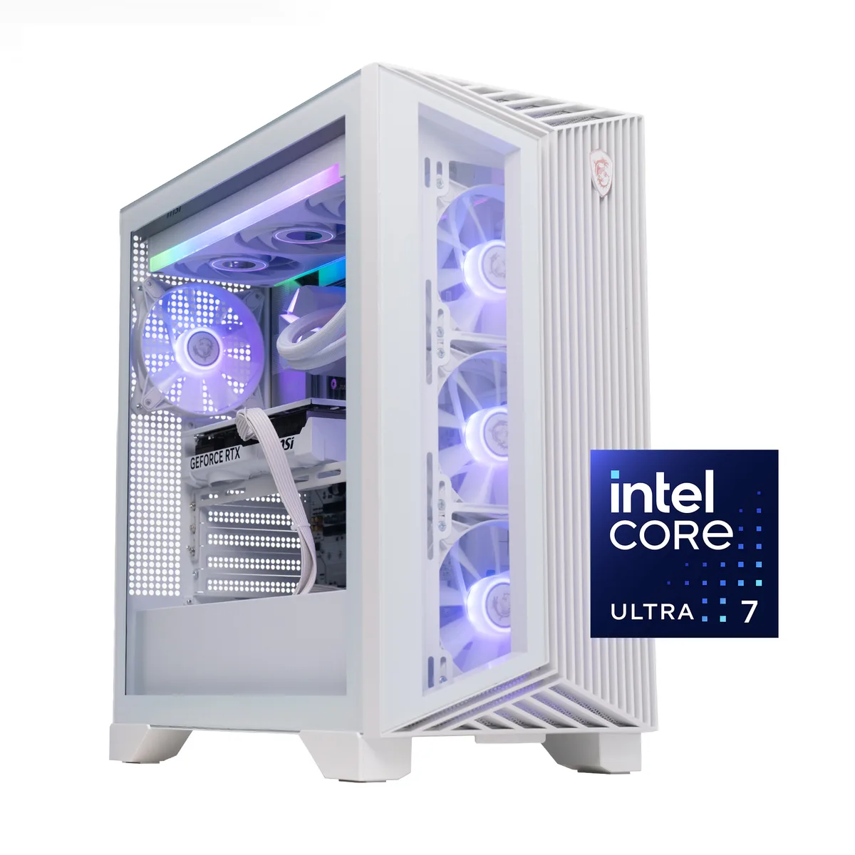 MSI MSI Aegis RS2 AI A2NVV7-2208US gaming PC Intel Core Ultra 7 270K Plus 32GB DDR5 2TB NVMe RTX 5080 16GB GDDR7 — product photo
