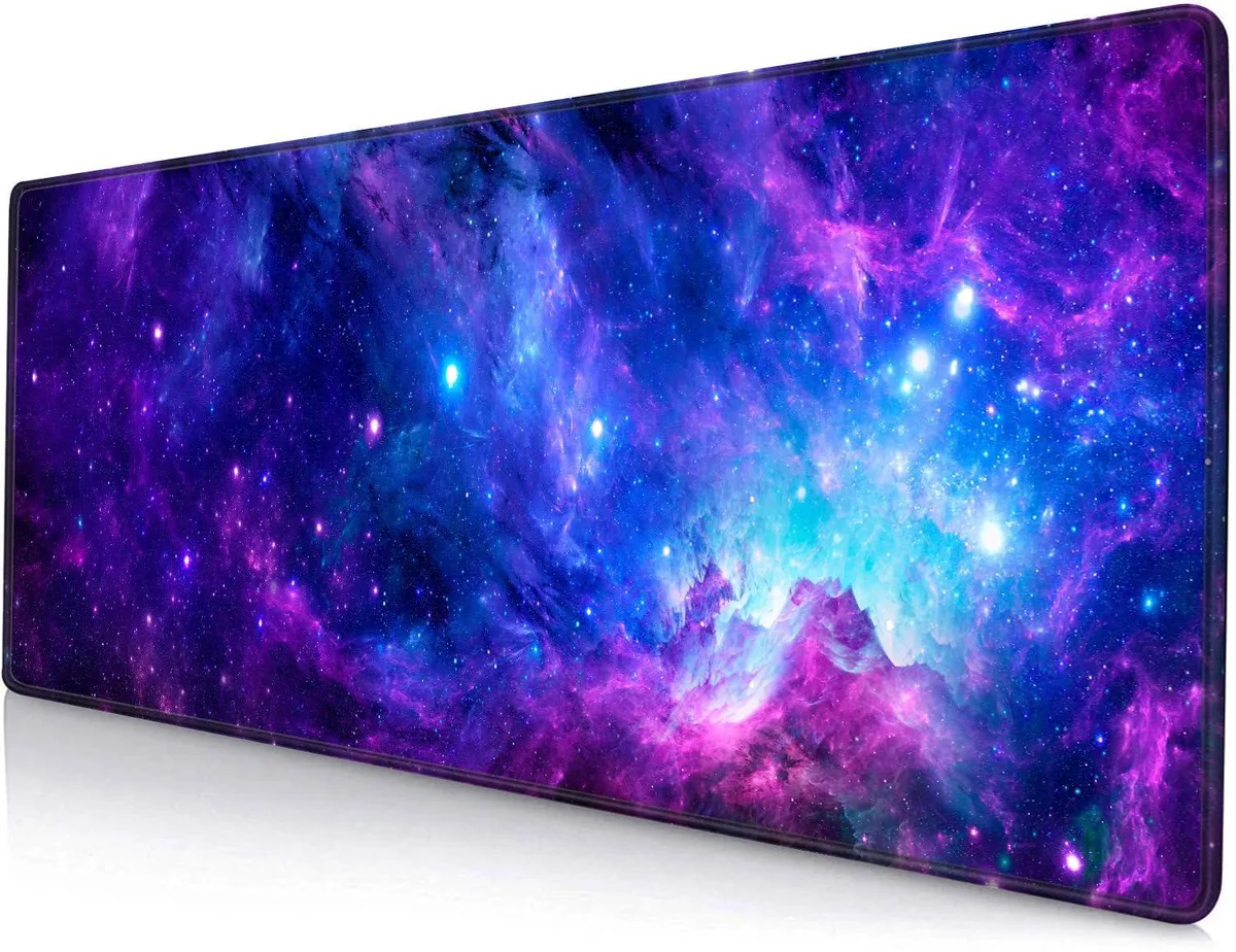 KEHIPI KEHIPI CL230706029 Purple Galaxy Mouse Pad 31.5x11.8in — product photo