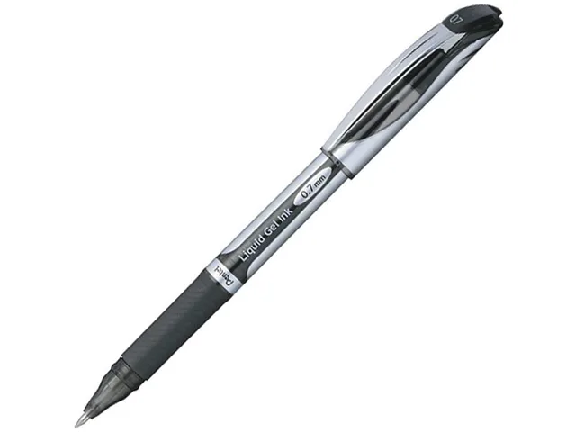 Pentel of America, Ltd. Pentel of America, Ltd. BL57A EnerGel Gel Ink Pen, Medium Point, Metal Tip, Black Ink — product photo