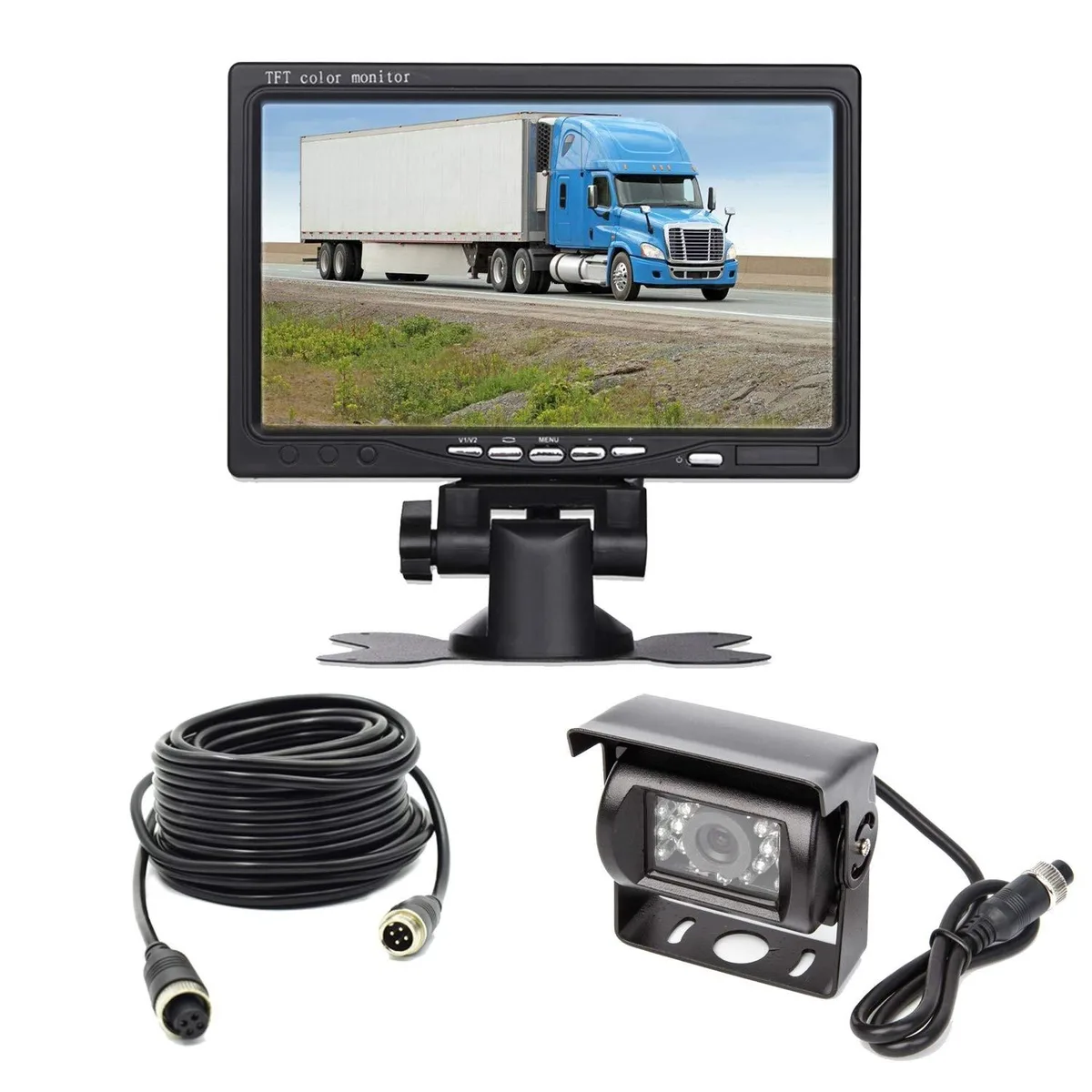 Batianda Batianda 2 in 1 accessory 7 inch monitor 33 ft cable 18 IR IP68 — product photo