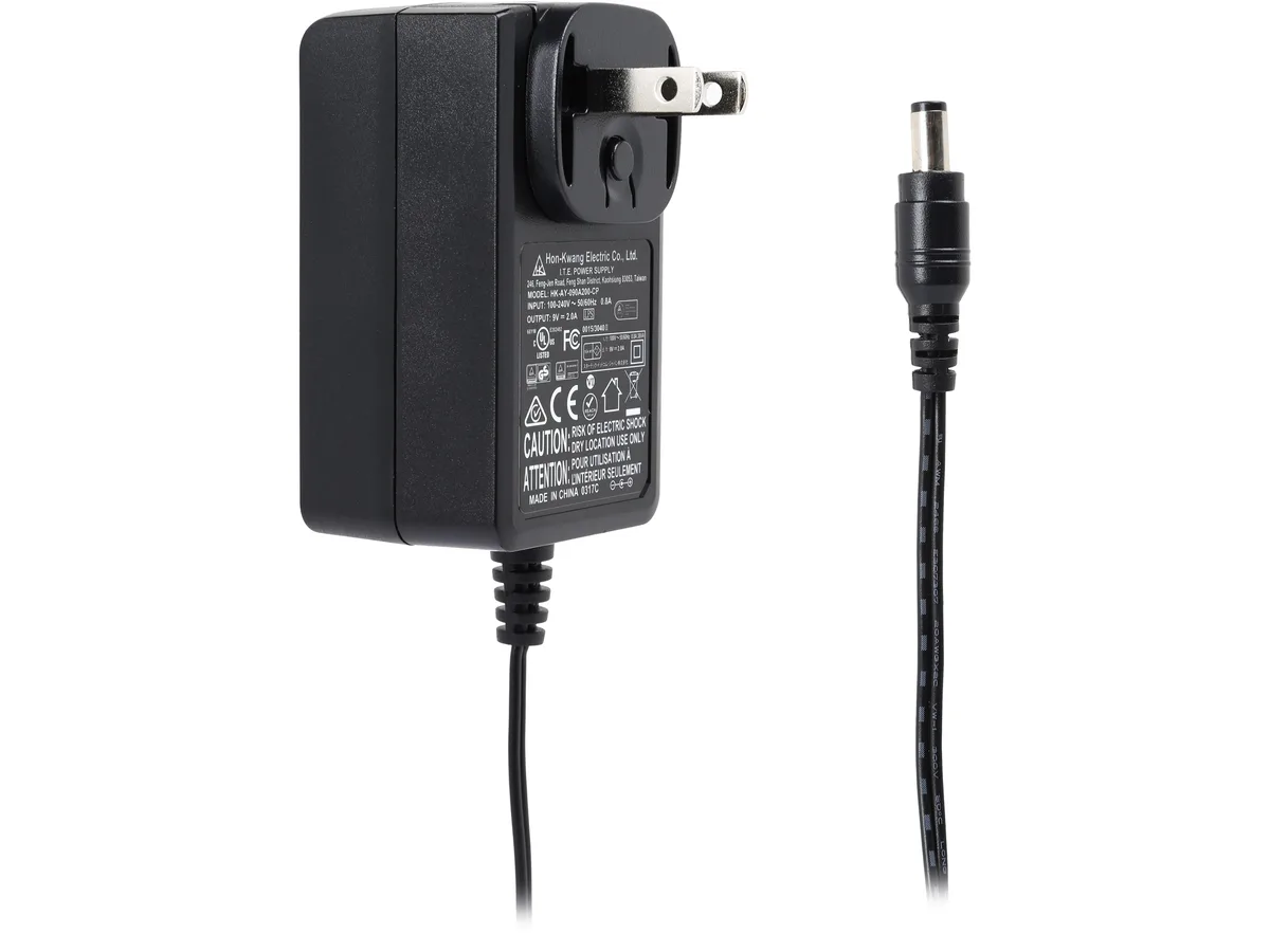 STARTECH STARTECH SVA9M2NEUA 9V 2A M-type power adapter — product photo