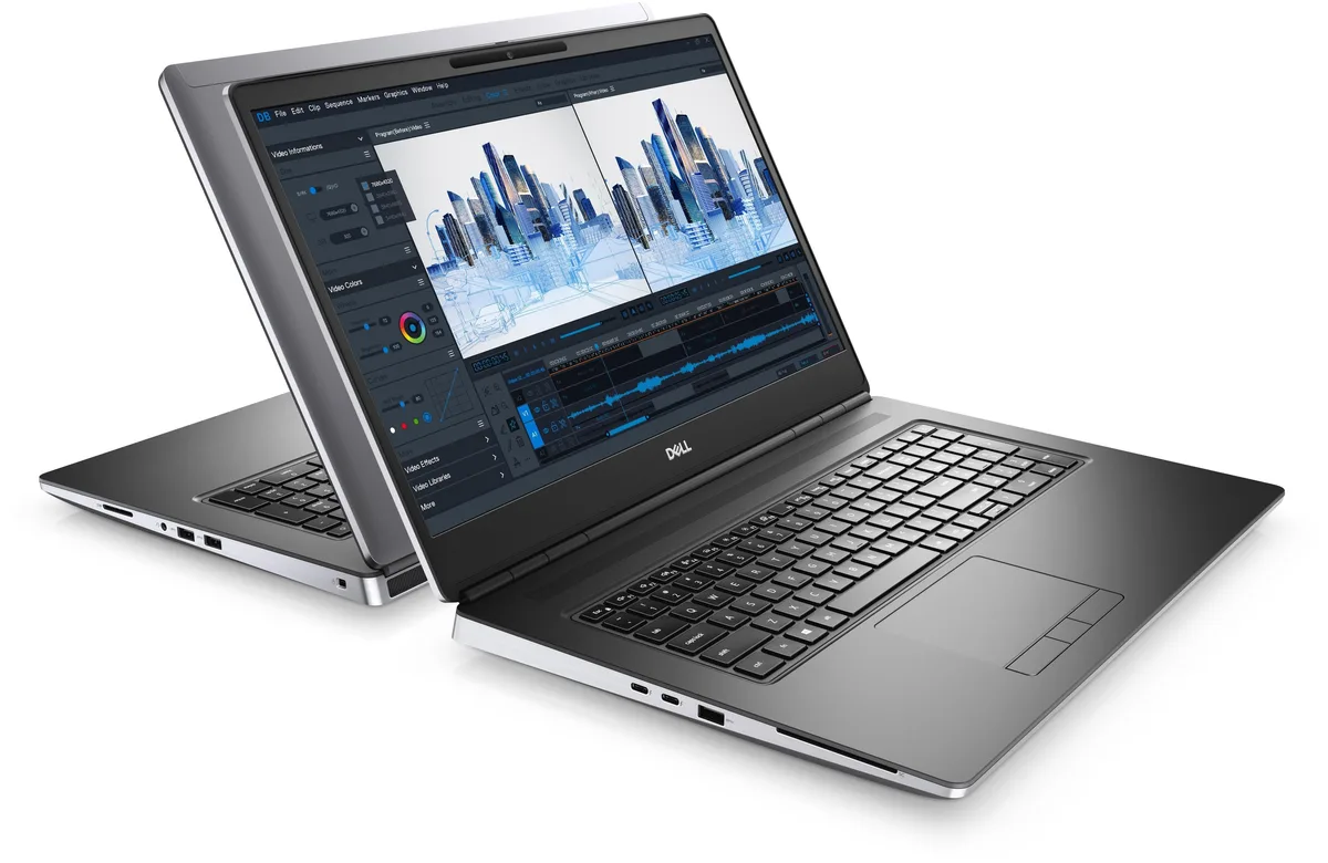 DELL Dell Precision 7760 laptop 17.3" FHD i5-11400H 1TB SSD 16GB Nvidia T1200 — product photo