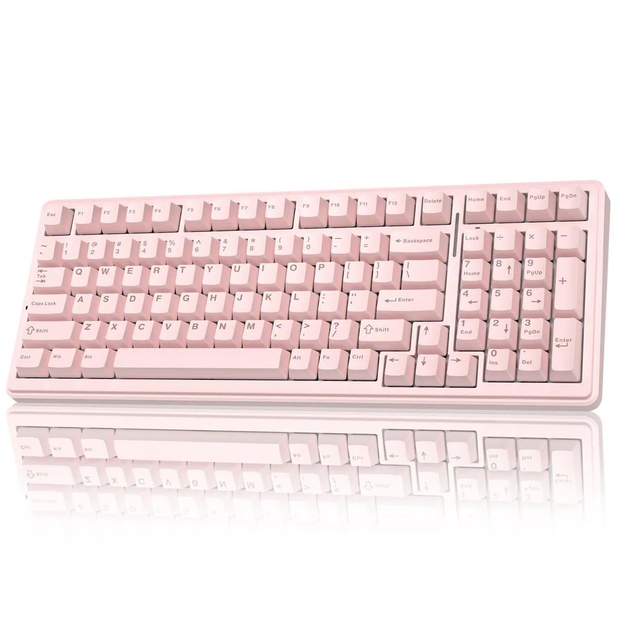  AULA F99 Silent Wireless Mechanical Keyboard Pink — product photo