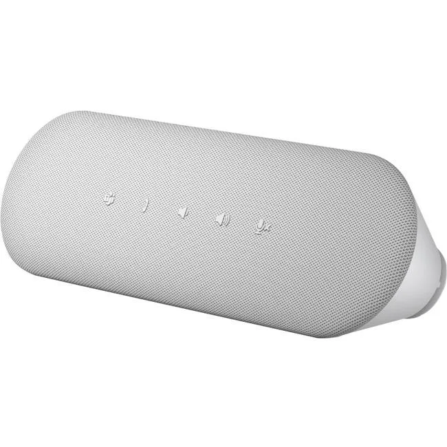 White Dell SP3022 USB speakerphone with microphone and LED status lights