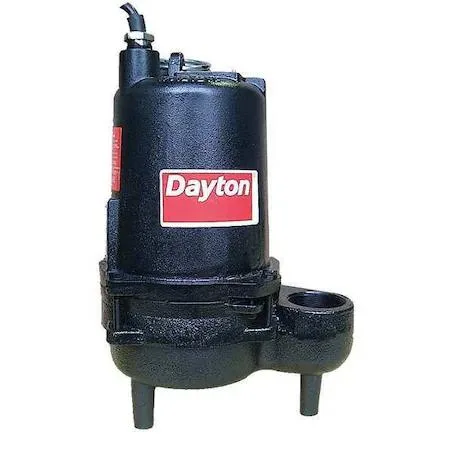 Dayton Dayton 4HU79 4/10 HP 2 in. Manual Submersible Sewage Pump 120V — product photo