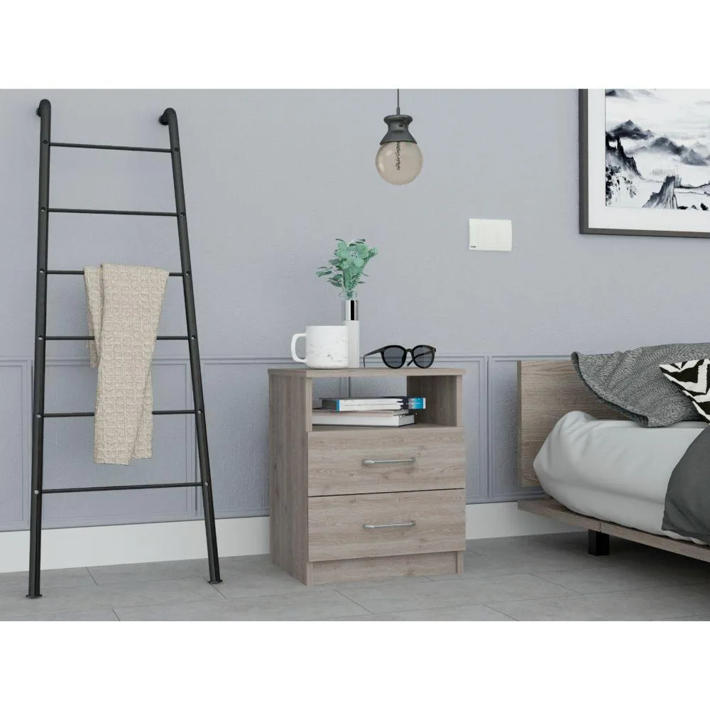 tuphen tuphen Nightstand Light Gray 16in 19.9in H 12.4in Drawer — product photo