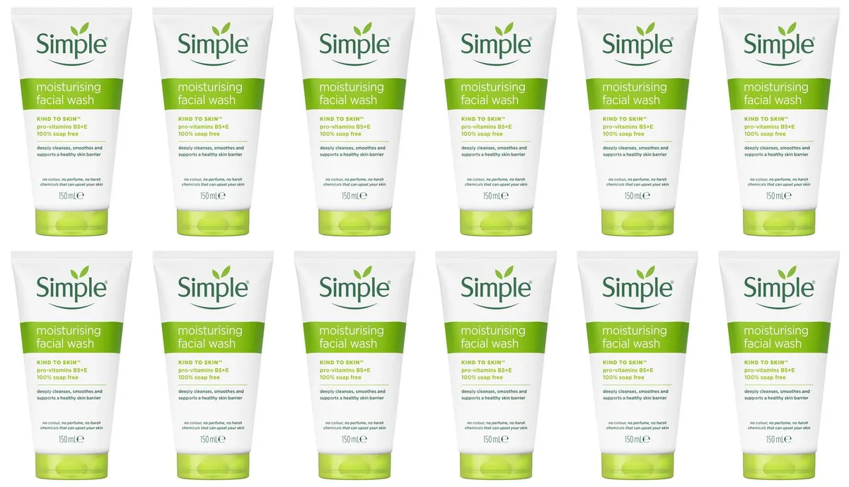 Real Simple Real Simple Moisturising Foaming Facial Wash 12-Pack skin care — product photo
