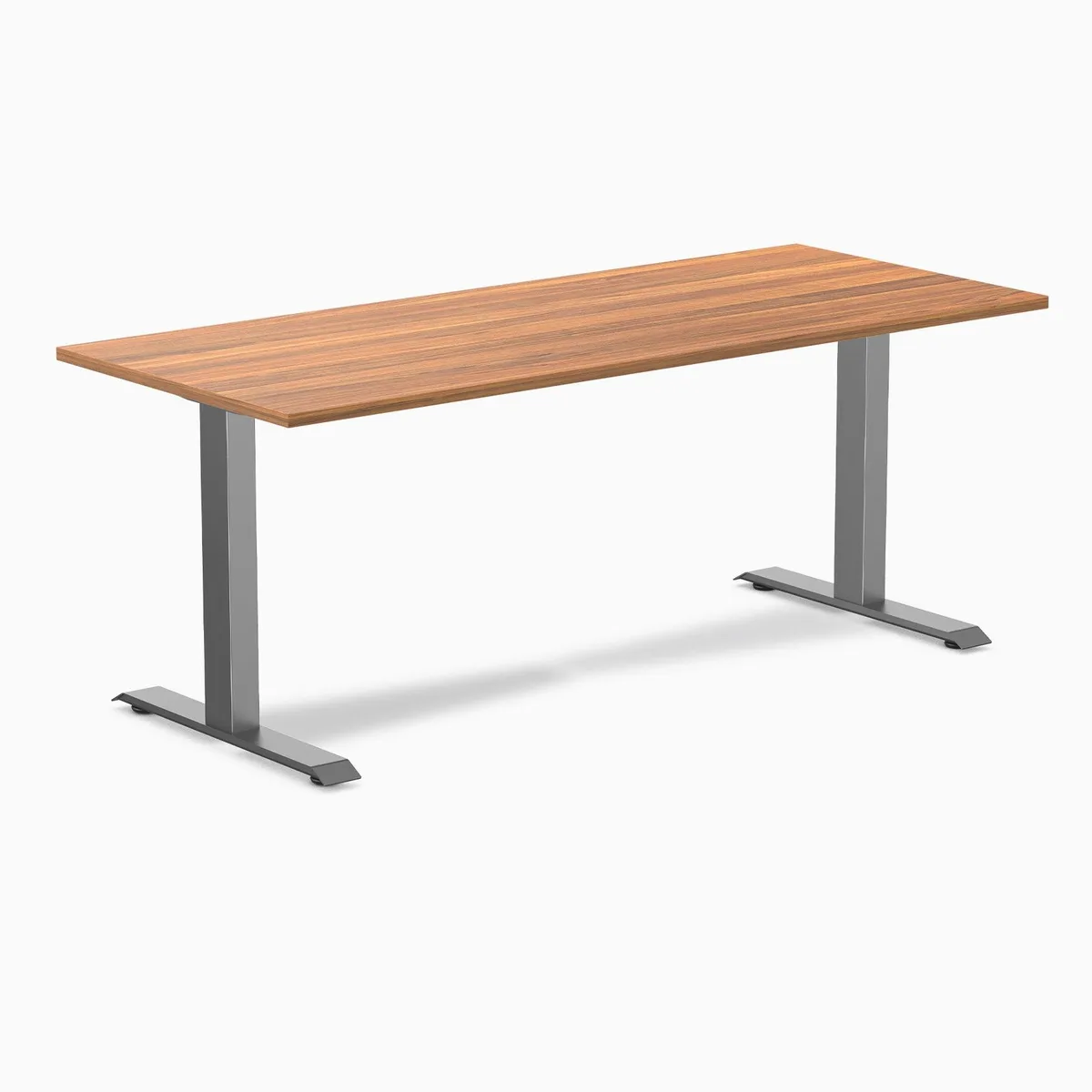 Desky Desky Zero Laminate Office Desk Prime Oak 70.9 x 29.5 in Space Gray — product photo