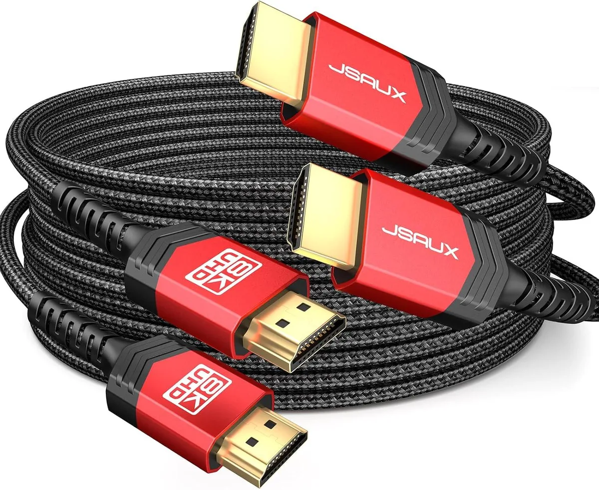 Keyence Keyence audio video converter 10ft 2-pack 48Gbps 8K@60Hz 4K@120Hz HDMI 2.1 eARC HDR10 HDCP 2.2 2.3 — product photo