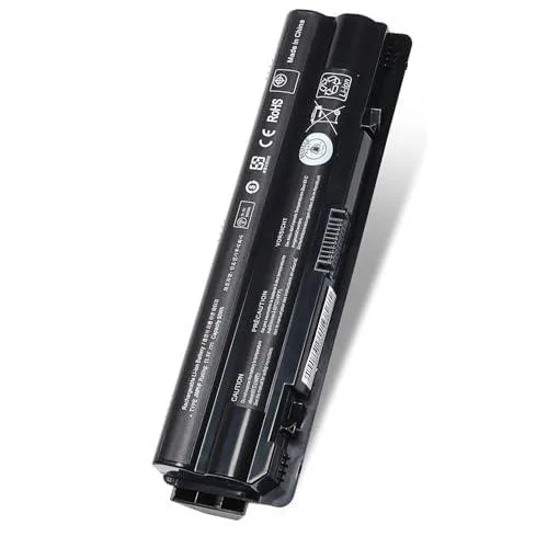 Rectangular black laptop battery with nine cells and label showing 90Wh 11.1V