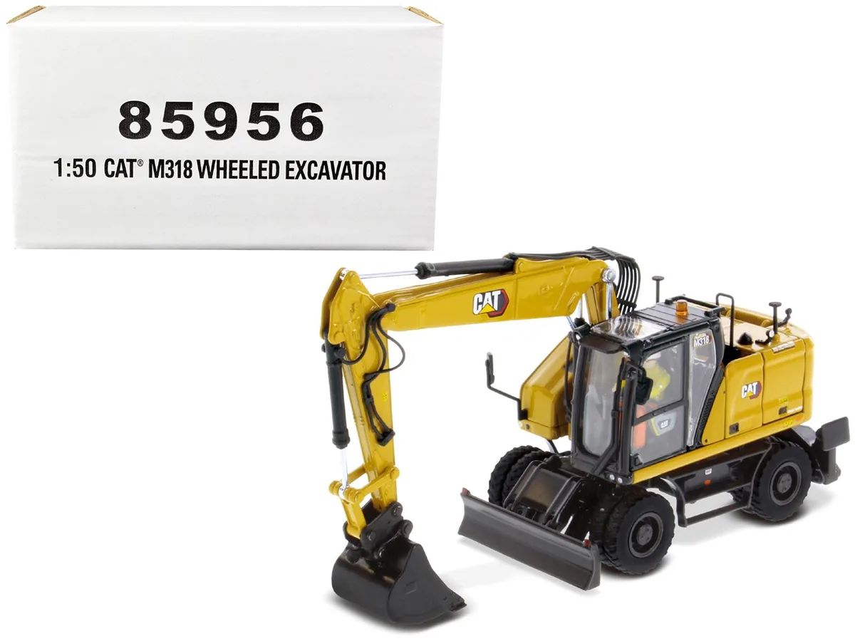 DieCast Masters DieCast Masters CAT M318 Wheeled Excavator 1/50 High Line — product photo