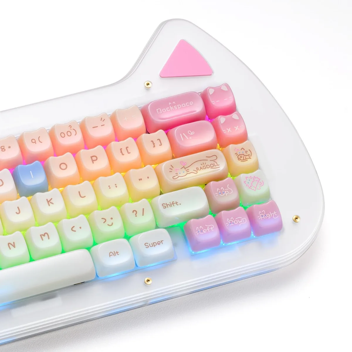 BoYata BoYata 2 in 1 Accessory Jelly Keycaps 148 Keys Mao Profile — product photo