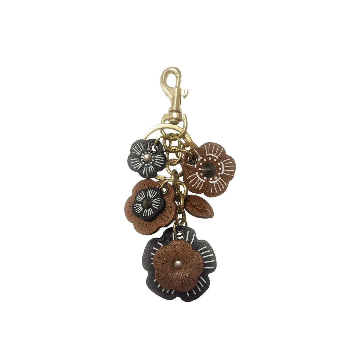  Viator Gear YH 156 Leather Flower Keyholder Black 14 cm — product photo
