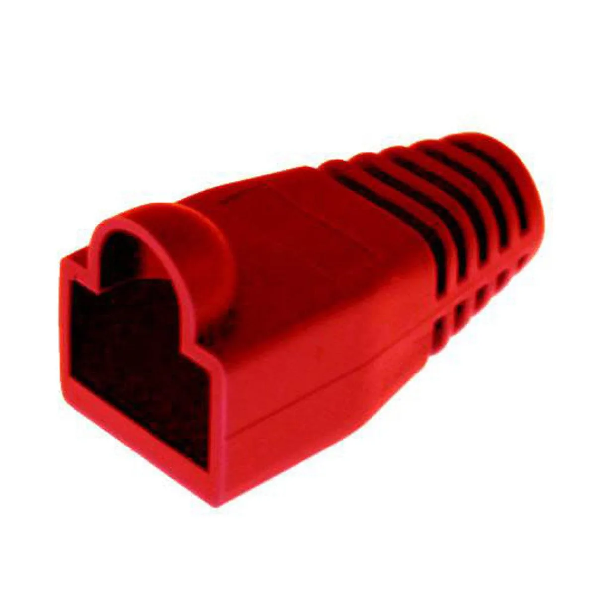 Platinum Tools Platinum Tools RJ45 Colored Boots Red 8mm 25-Pack — product photo