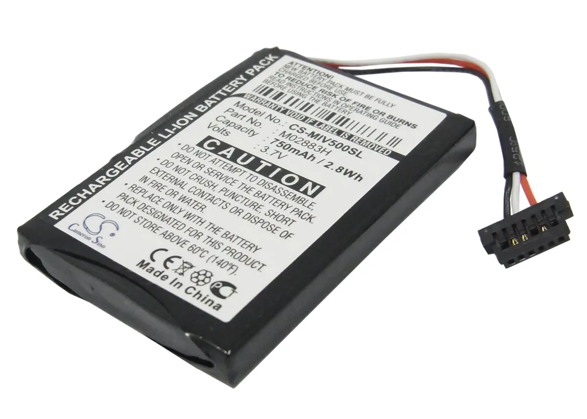 Cameron &amp; Co Cameron &amp; Co DS-CS-MIV500SL GPS Accessory Battery 3.7V 750mAh Black — product photo