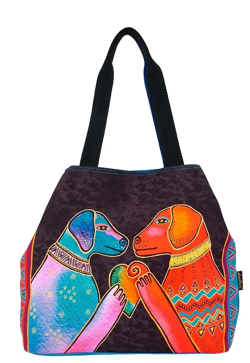 Sun 'N' Sand Sun 'N' Sand Laurel Burch Heartfelt Dogs Large Gap Tote 21" x 5.5" x 15 — product photo