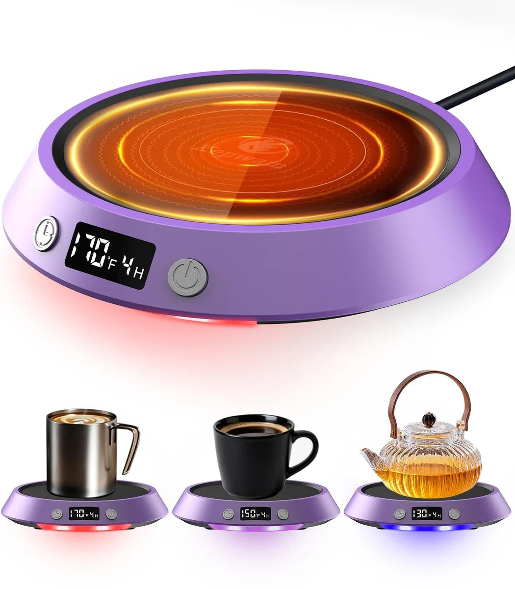  Xpersoul Warmer 28W-168 50W 3-Temp 2-9h Timer 4.8" Plate White — product photo