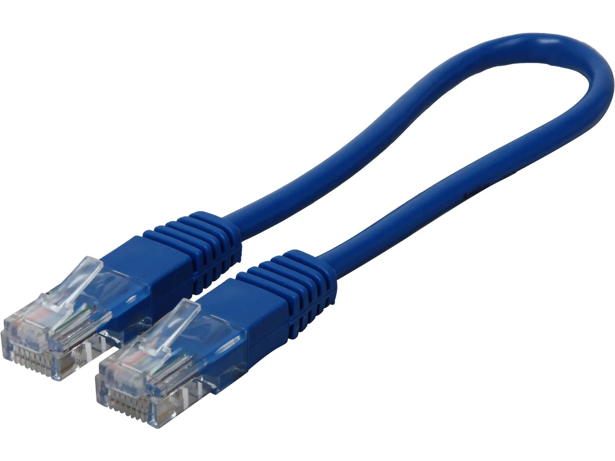 Tripp Lite Tripp Lite N002-001-BL network ethernet cable 1 ft Cat5e 350MHz Blue — product photo