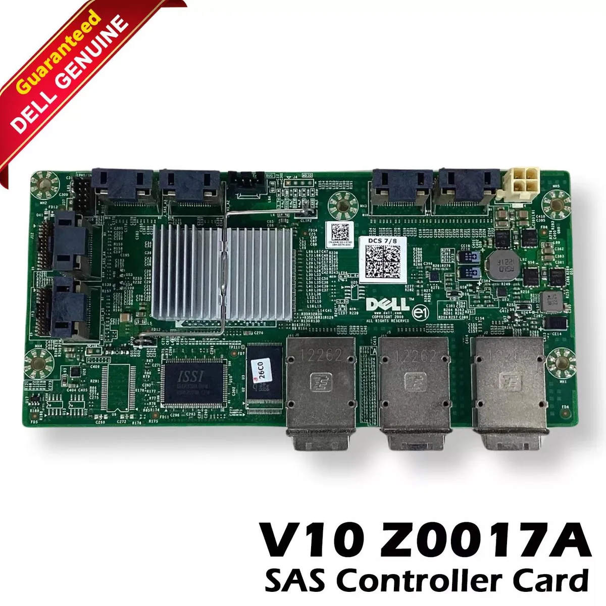 DELL DELL PERC V10 Z0017A SAS-SATA RAID Controller No Bracket N4C2D 5R10N — product photo