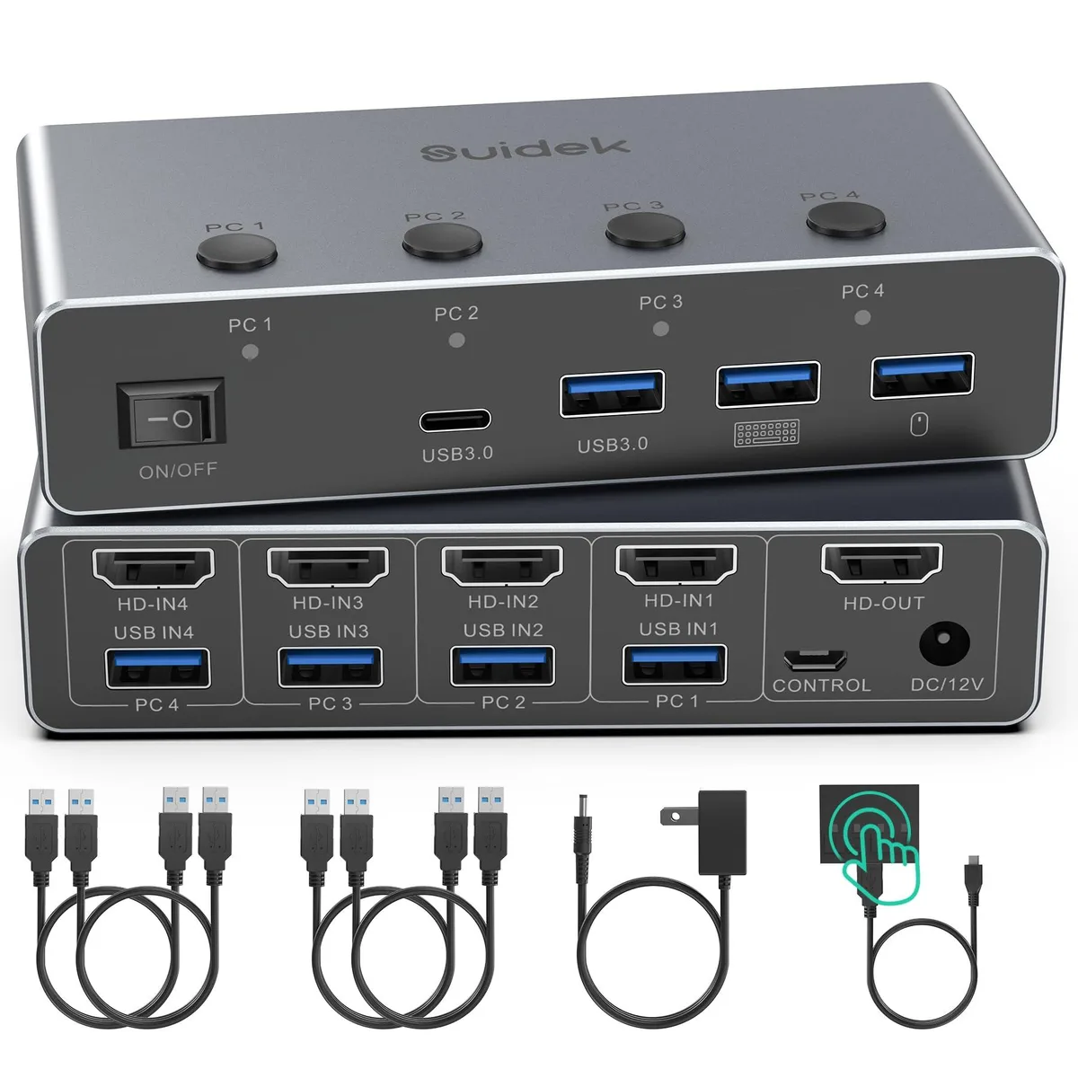 TRENDnet V1716A 4-Port HDMI KVM Switch 8K@60Hz — product photo
