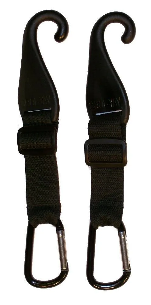Viator Gear 43234-908 Patented CJ Fence Hooks Pair Black — product photo