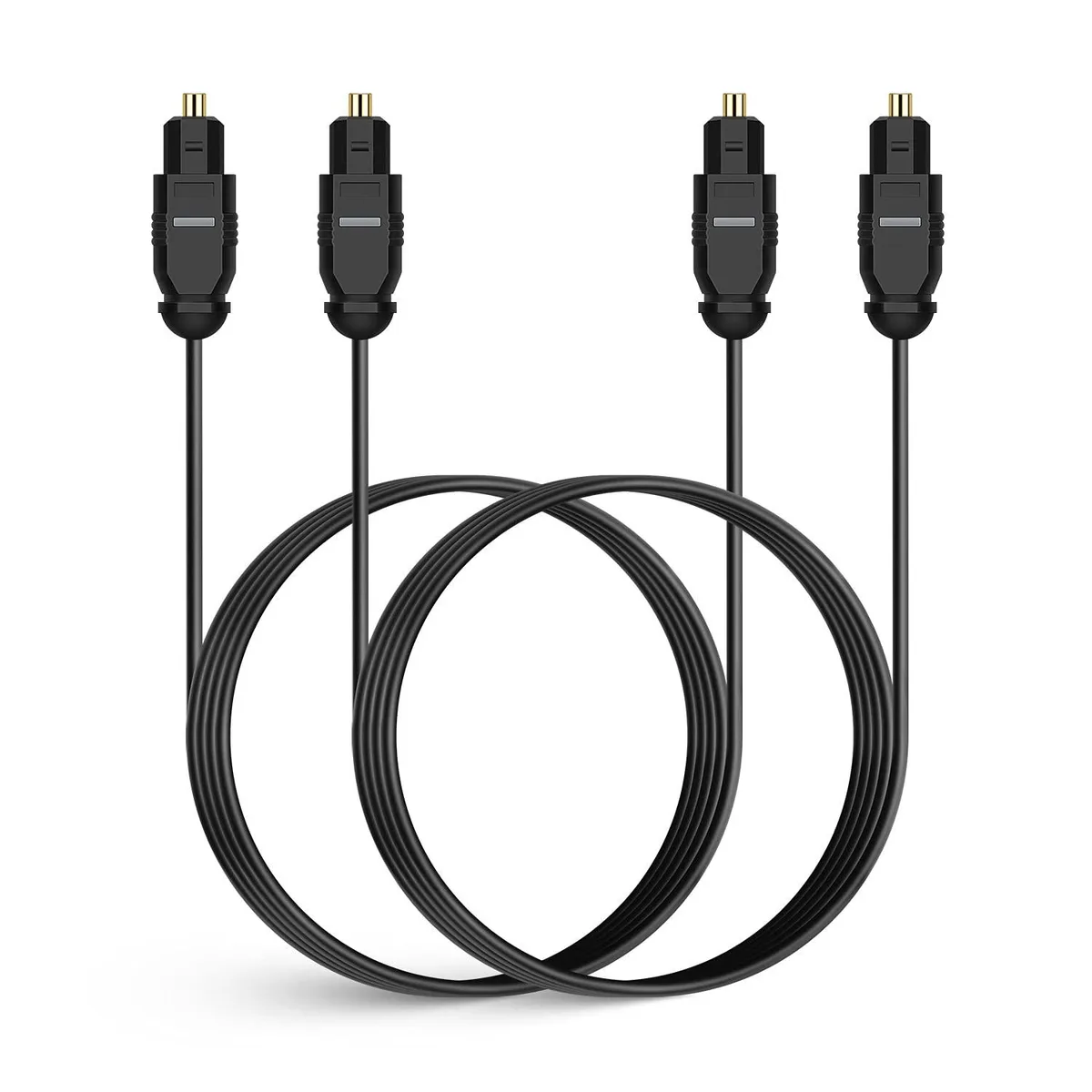 xipotuz 6ft 1.8M Toslink Digital Optical Audio Cable 24K Gold-Plated 5.1 7.1 — product photo