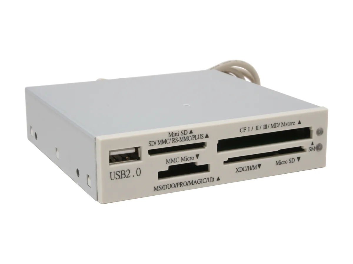 AMC (Arrow Micro Corp) AMC AICR-03-BG 3.5" internal card reader USB 2.0 4 slots — product photo
