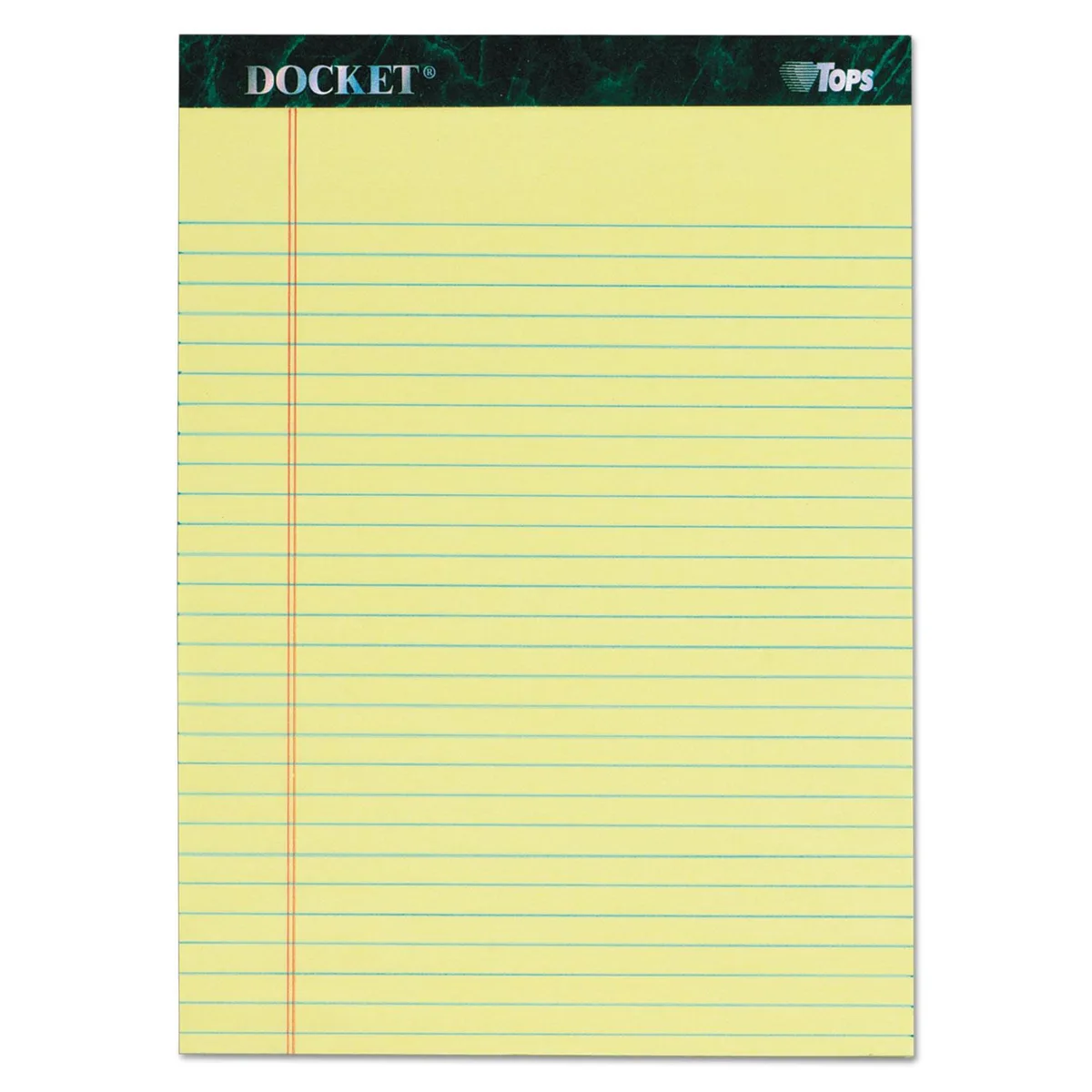 TOPS TOPS 63406 Legal Pad Canary 50 Sheets 6 Pack — product photo