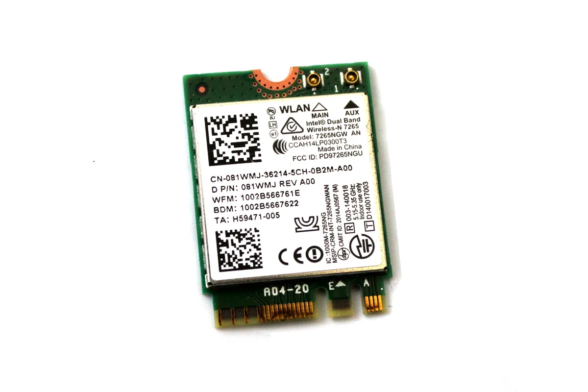 DELL DELL 81WMJ 7265NGW M.2 Wi-Fi adapter — product photo
