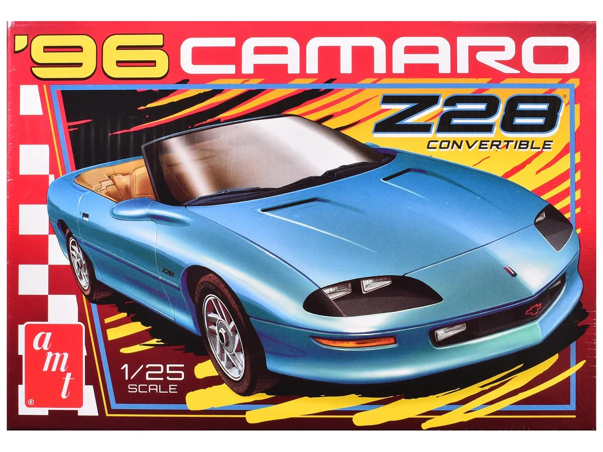 AMT AMT AMT1495 1/25 Scale 1996 Chevrolet Camaro Z28 Convertible Model Kit — product photo