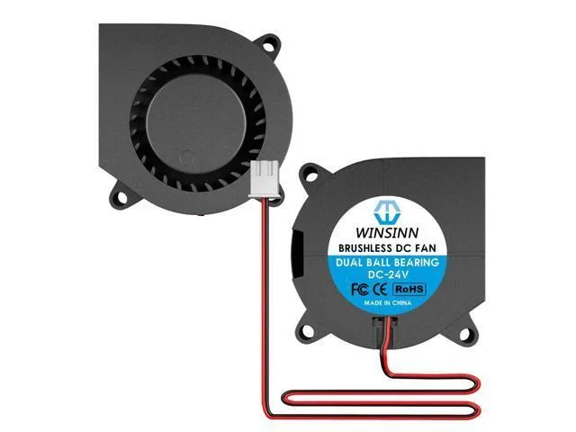 LORDWORLD LORDWORLD 40mm Blower Fan 24V 4020 Dual Ball Bearing 2-Pack — product photo