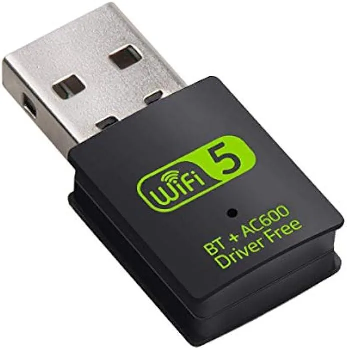 TAURKENAM TAURKENAM USB Wi-Fi Bluetooth Adapter 600Mbps Dual Band 2.4/5.8GHz RTL8821CU — product photo
